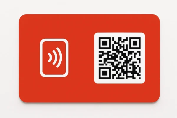 کارت ویزیت هوشمند NFC برای اشتراک لینک شبکه‌های اجتماعی