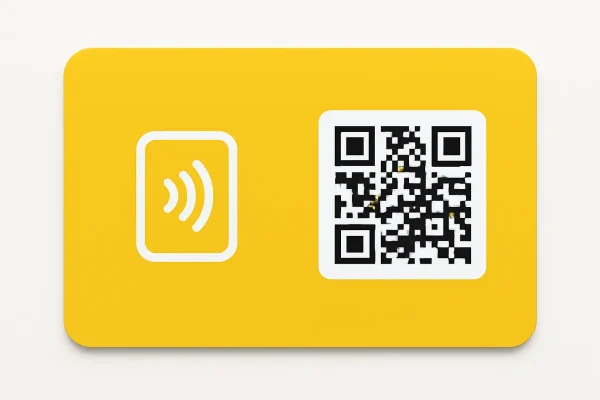 کارت ویزیت هوشمند NFC با قابلیت QR Code