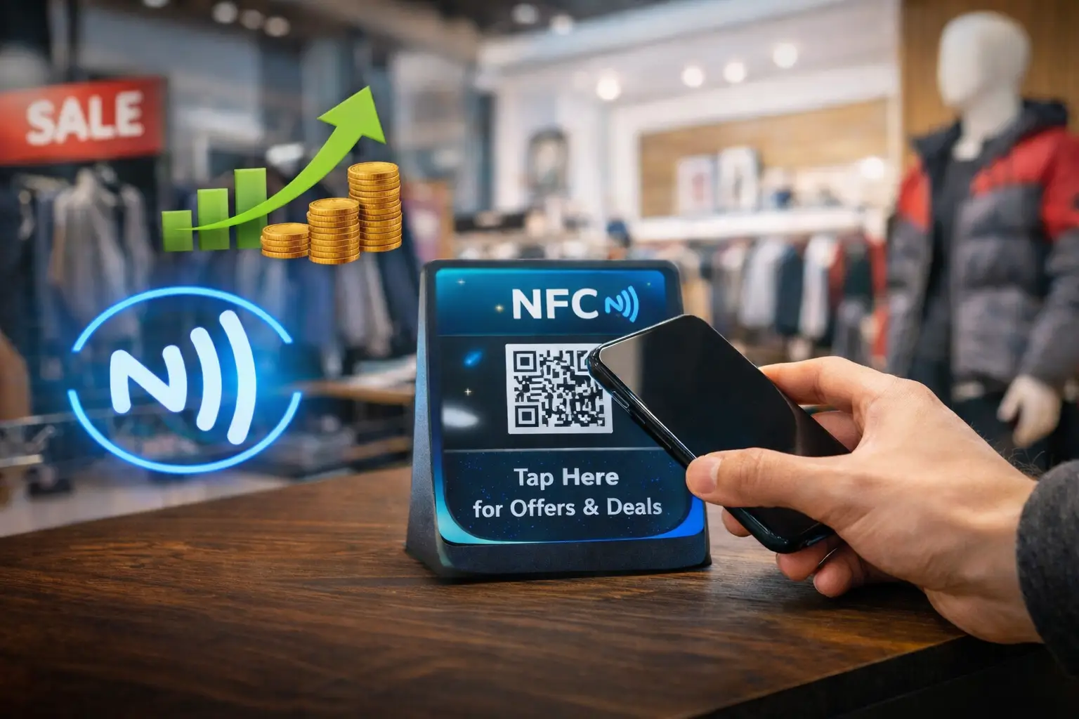 کاربرد NFC در بازاریابی فروشگاهی چیست؟ | جذب مشتری، افزایش فروش و تجربه خرید هوشمند